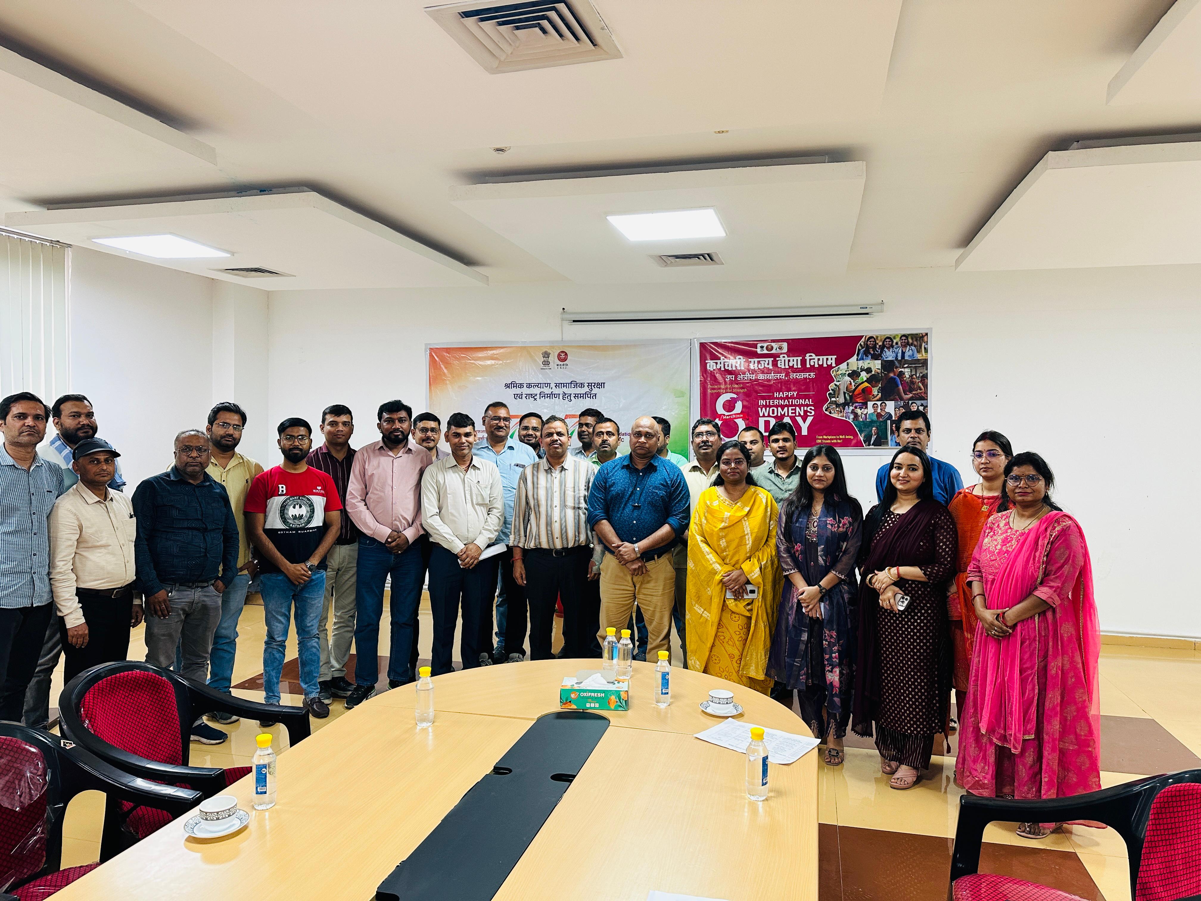 दिनांक 10.03.2026 को कर्मचारी राज्य बीमा निगम के 75वें स्थापना दिवस के उपलक्ष्य में आयोजित विशेष सेवा पखवाड़ा के समापन समारोह तथा अंतरराष्ट्रीय महिला दिवस के अवसर पर एक कार्यक्रम का आयोजन किया गया। 